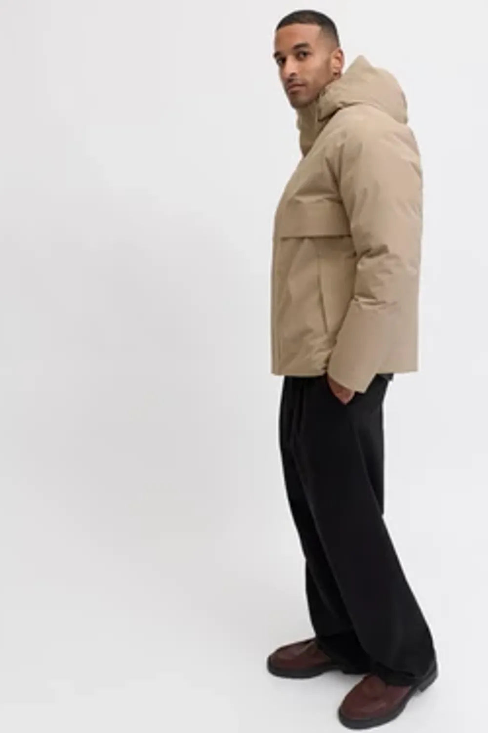Jack & Jones Erkek Koyu Kahverengi Ceket 12280905