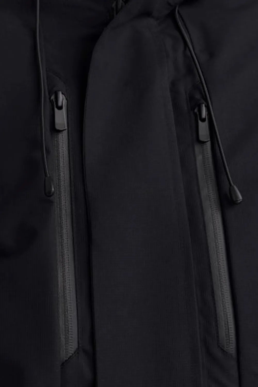 JACK JONES Erkek Siyah Kapüşonlu Mont 12264839