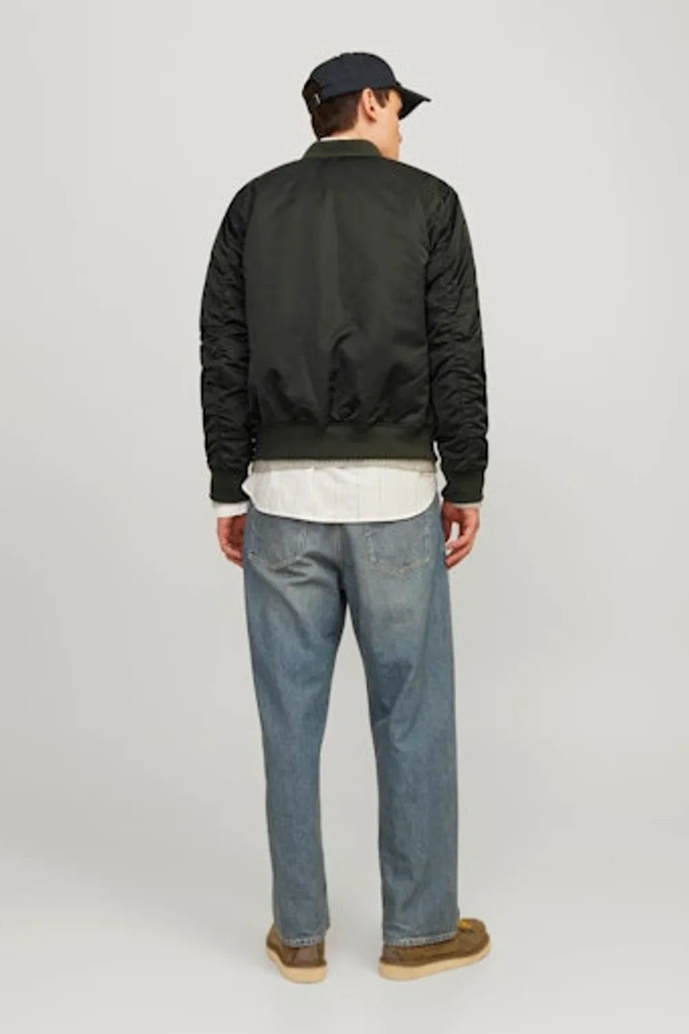 JACK JONES Erkek Siyah Bomber Mont 12256857