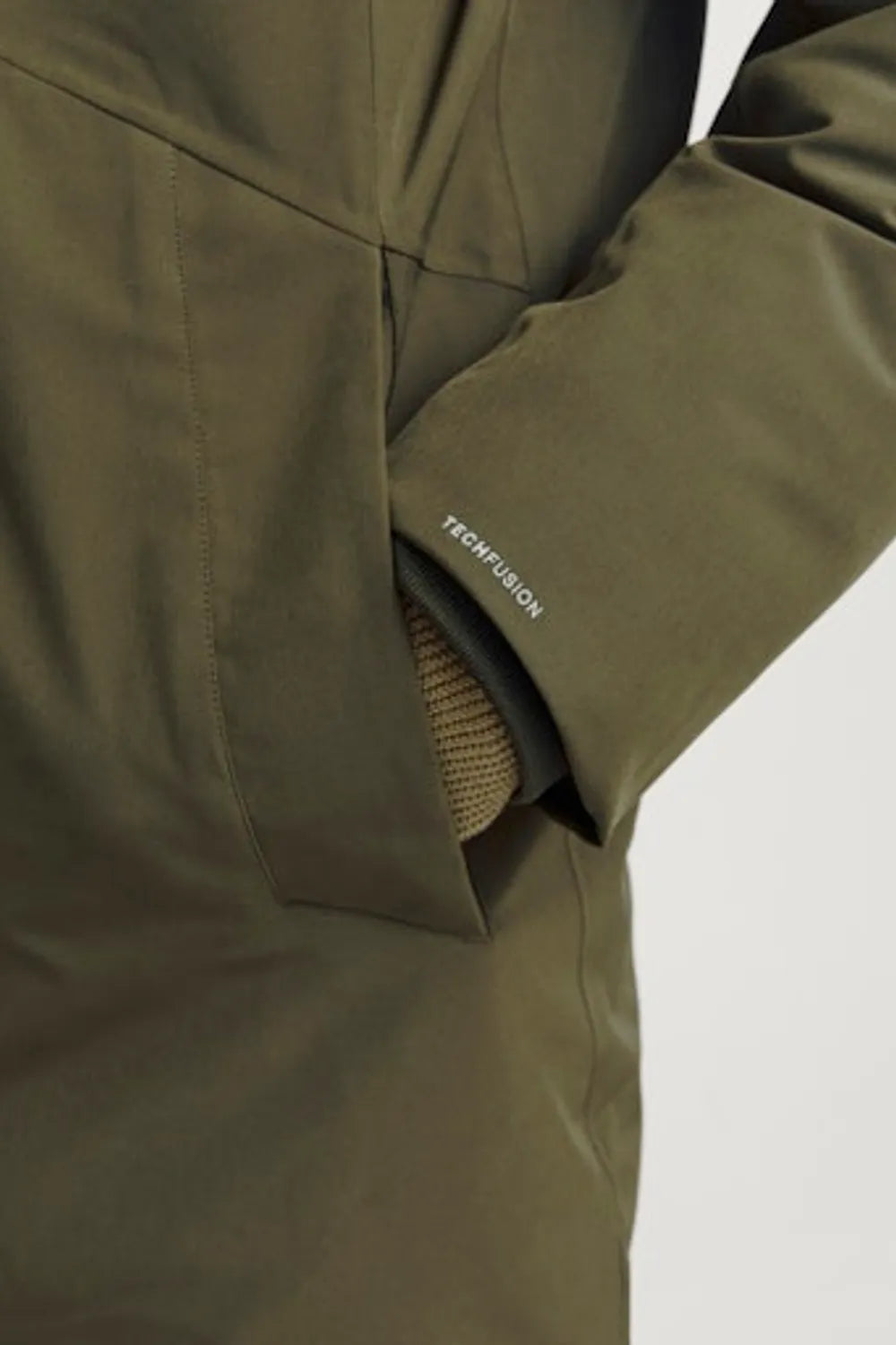 JACK JONES Erkek Haki Parka 12258403