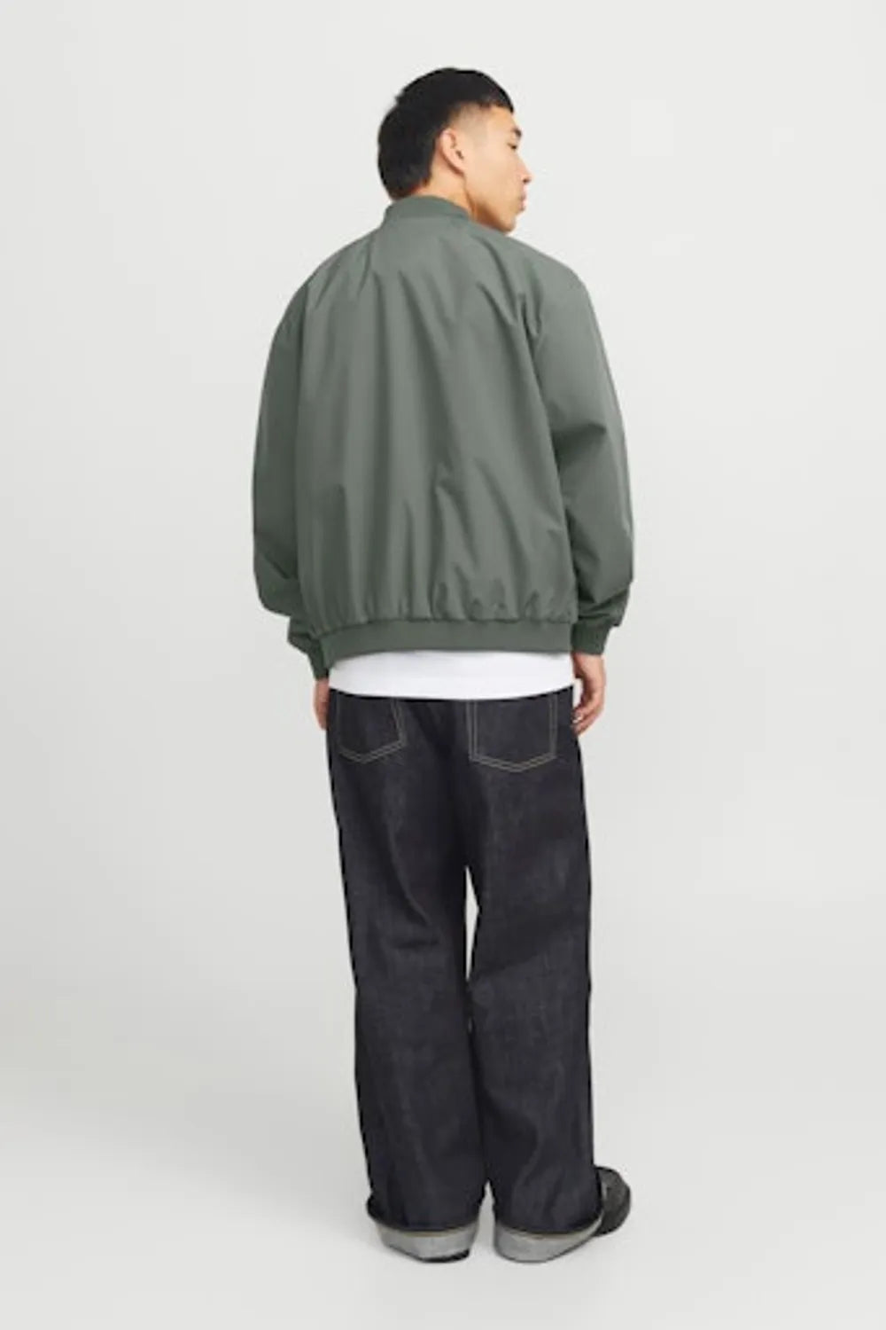 JACK JONES Erkek Yeşil Bomber Ceket 12268608