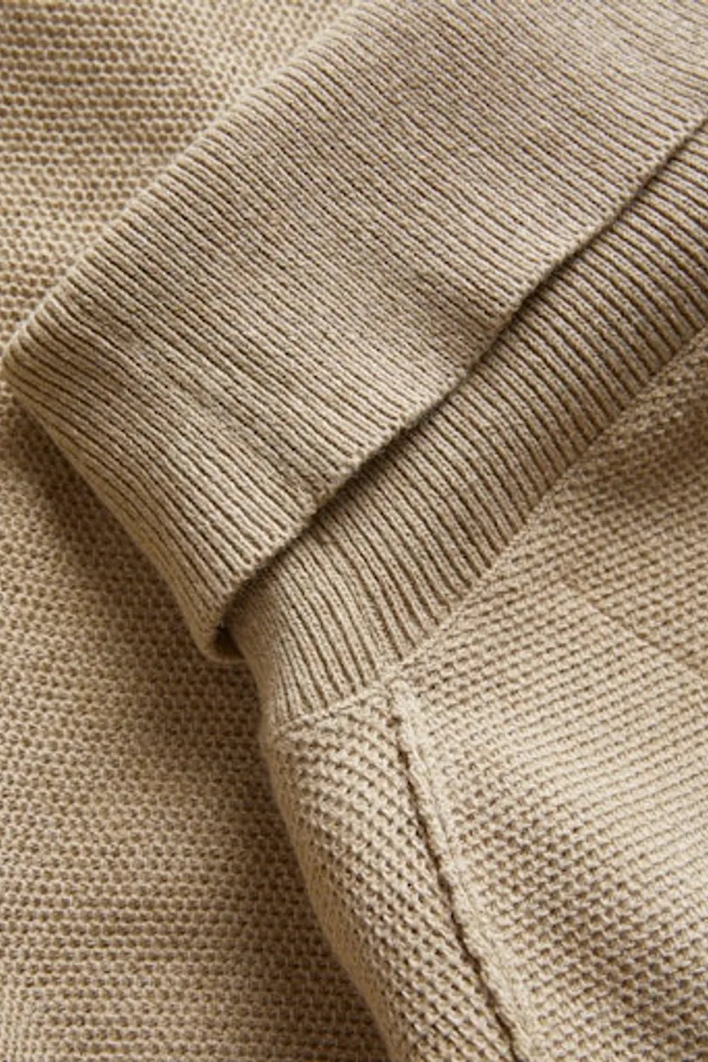 JACK JONES Erkek BEJ KNIT ROLL NECK 12260386