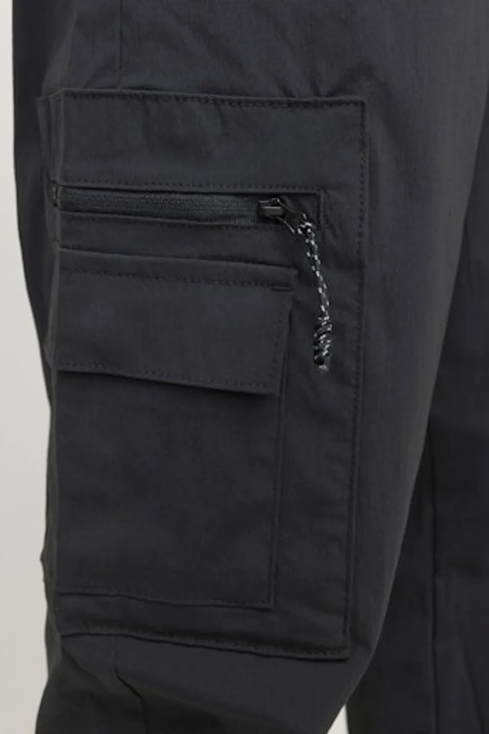 JACK JONES Erkek Siyah Tech Cargo Pantolon 12260913