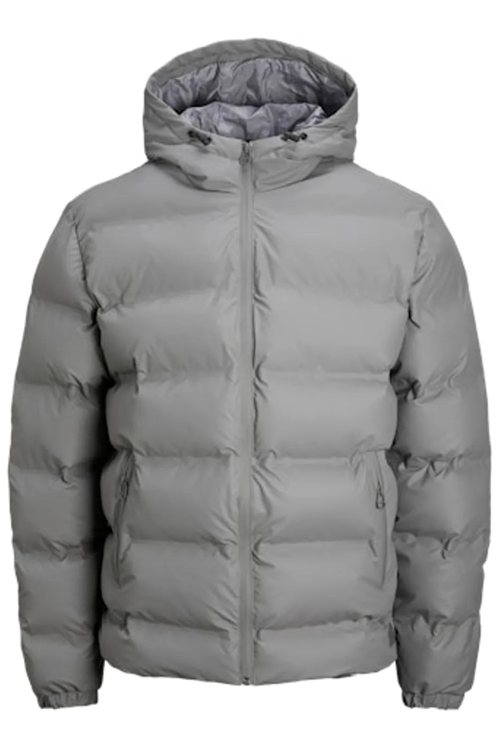 JACK JONES Erkek Gri Püsküllü Puffer 12239020