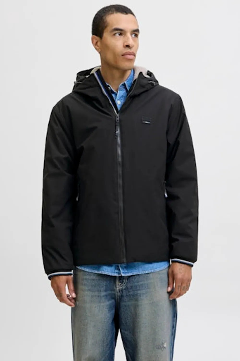 Jack & Jones Erkek Siyah Ceket 12280512