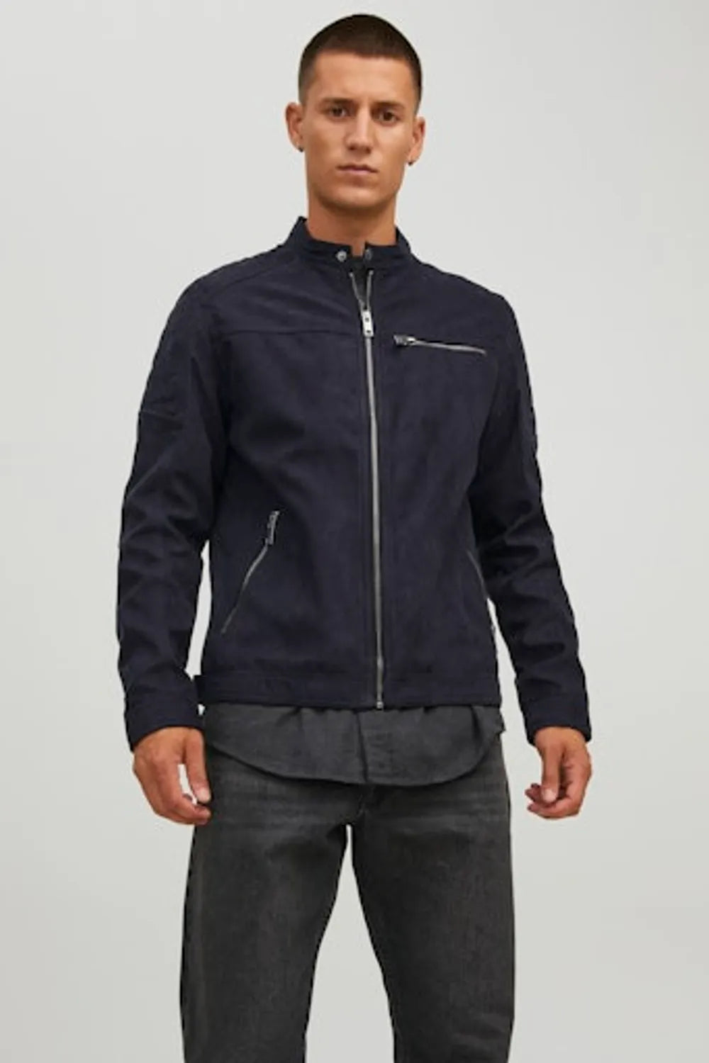 Jack & Jones Erkek Siyah Ceket 12147218
