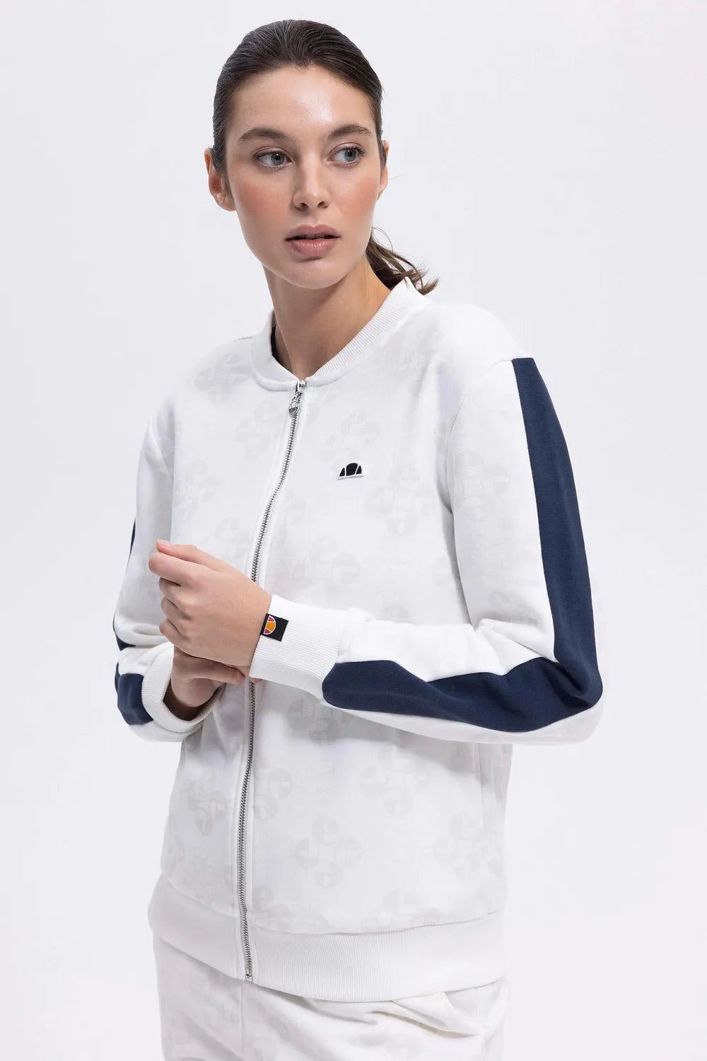 Ellesse Kadın Beyaz Fermuarlı Sweat EF375
