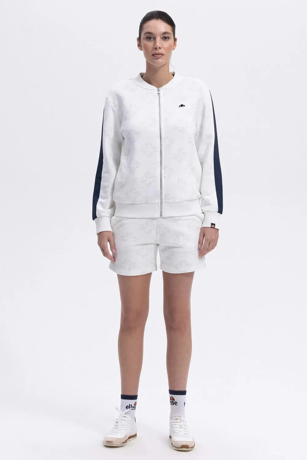 Ellesse Kadın Beyaz Fermuarlı Sweat EF375