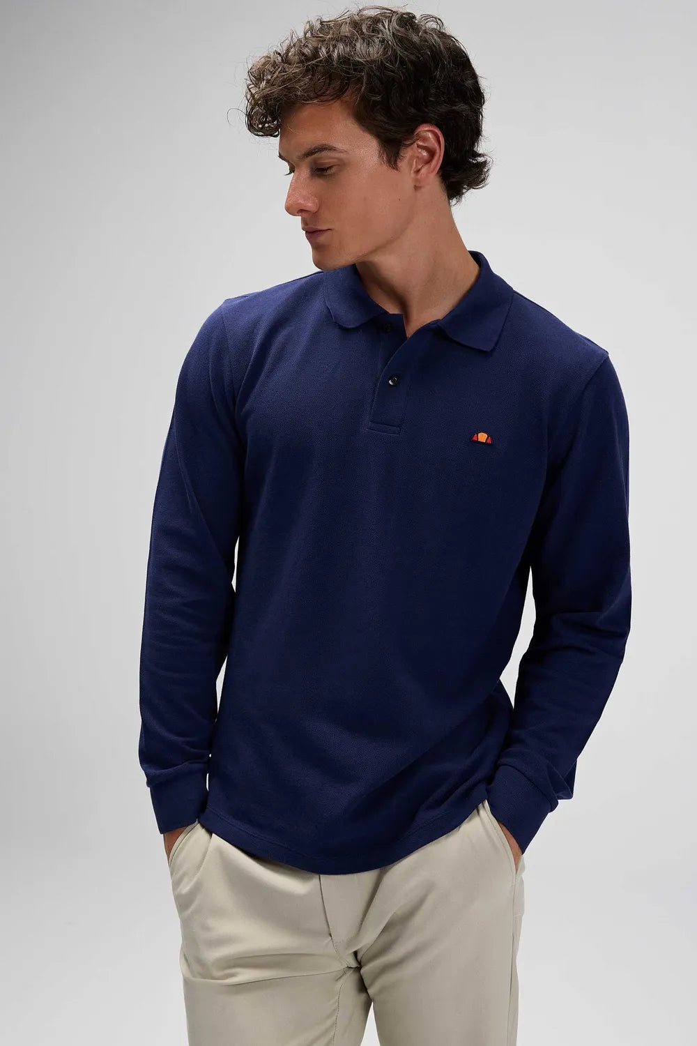 Ellesse Erkek Lacivert Polo Sweatshirt EM582-NV