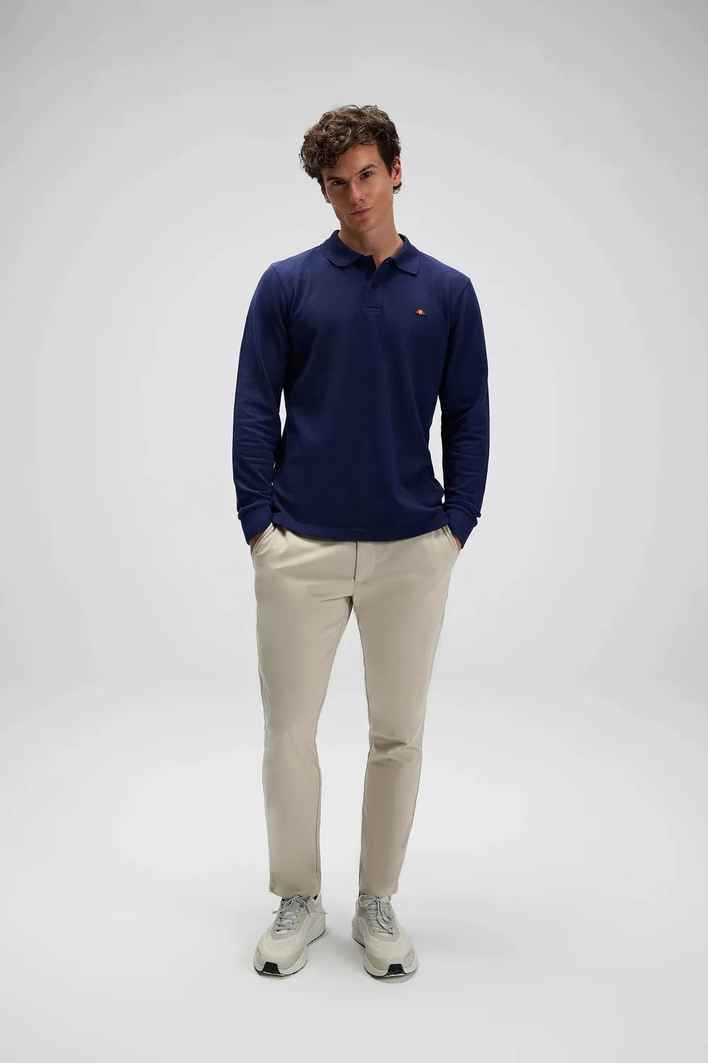 Ellesse Erkek Lacivert Polo Sweatshirt EM582-NV