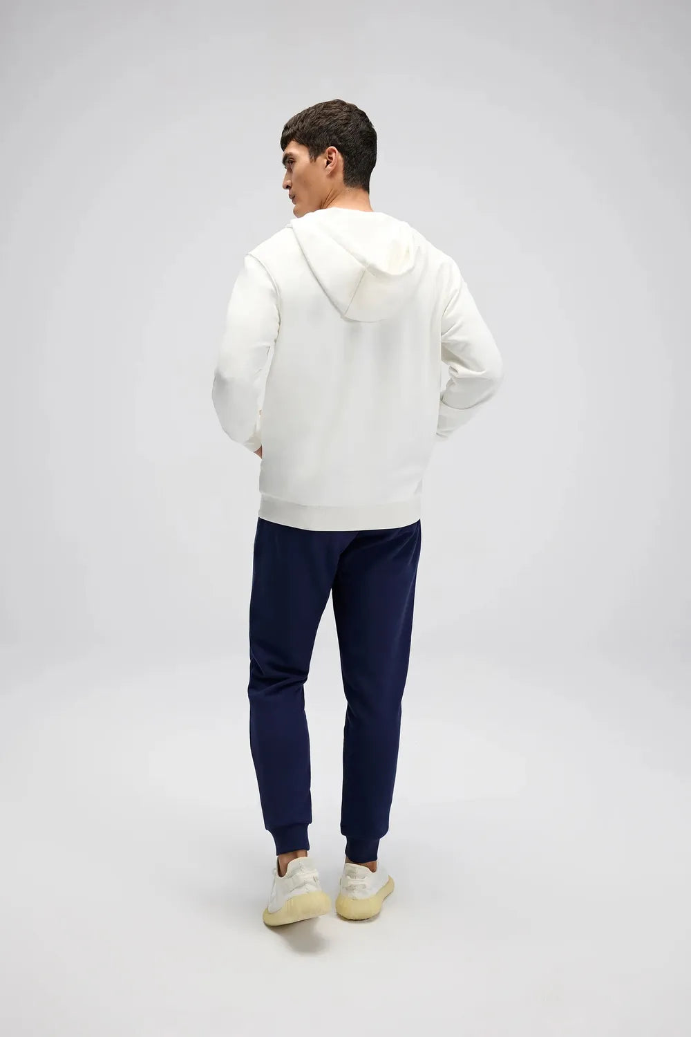 Ellesse Erkek Beyaz Kapüşonlu Sweat EM581-OF