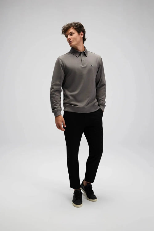 Ellesse Erkek Antrasit Polo Sweatshirt EM607-ANT
