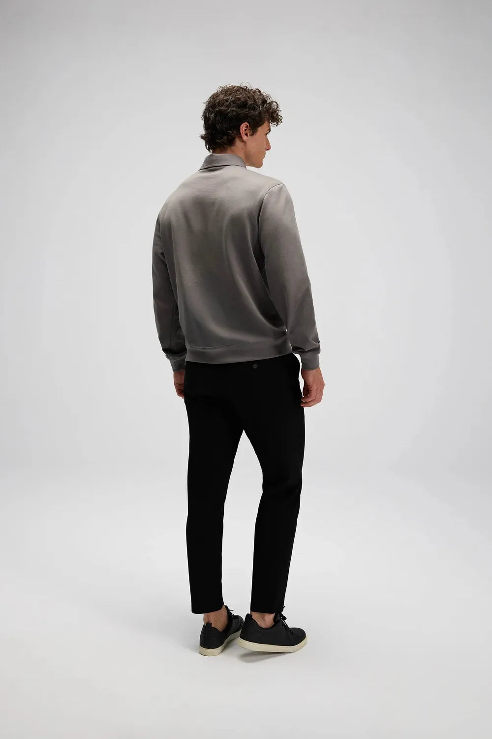 Ellesse Erkek Antrasit Polo Sweatshirt EM607-ANT