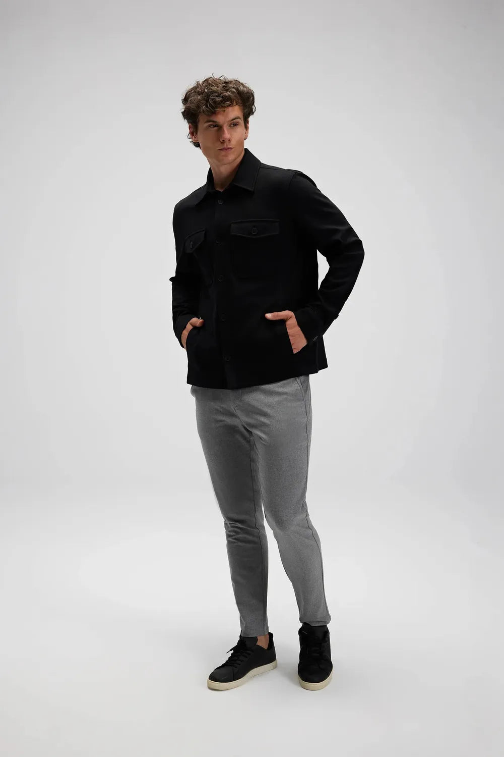 Ellesse Erkek Siyah Ceket EM605-BK