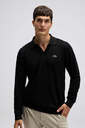 Ellesse Erkek Siyah Polo Sweatshirt EM633-BK