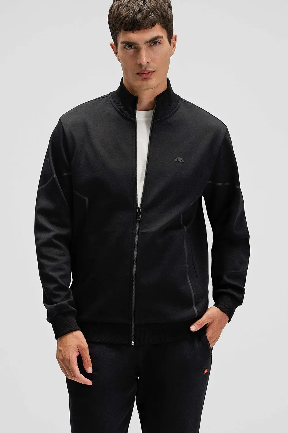 Ellesse Erkek Siyah Fermuarlı Sweat EM545-BK