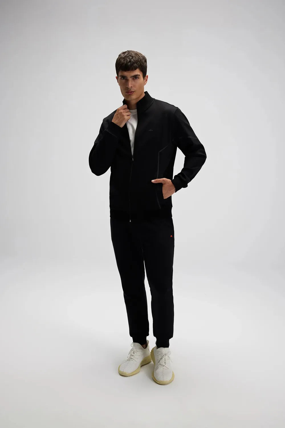 Ellesse Erkek Siyah Fermuarlı Sweat EM545-BK