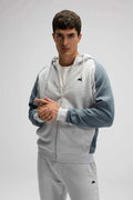 Ellesse Erkek Gri Kapüşonlu Sweat EM560-GI