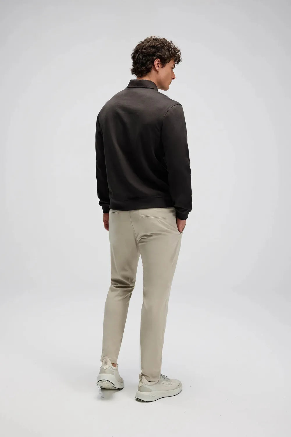 Ellesse Erkek Haki Polo Sweatshirt EM607-KH