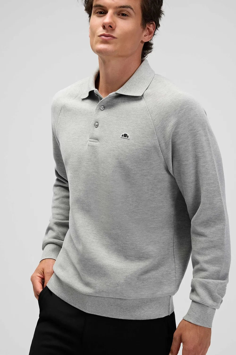 Ellesse Erkek Koyu Yeşili Polo Sweatshirt EM633-GR