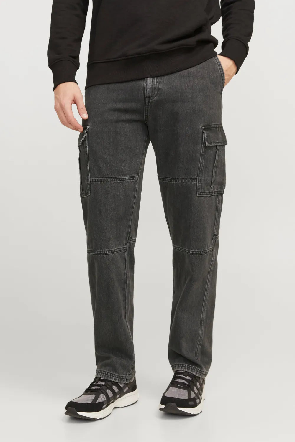 Jack & Jones Erkek Siyah Pantolon 12261918