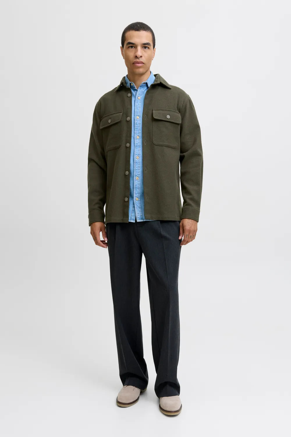 Jack & Jones Erkek Yeşil Ceket 12286840