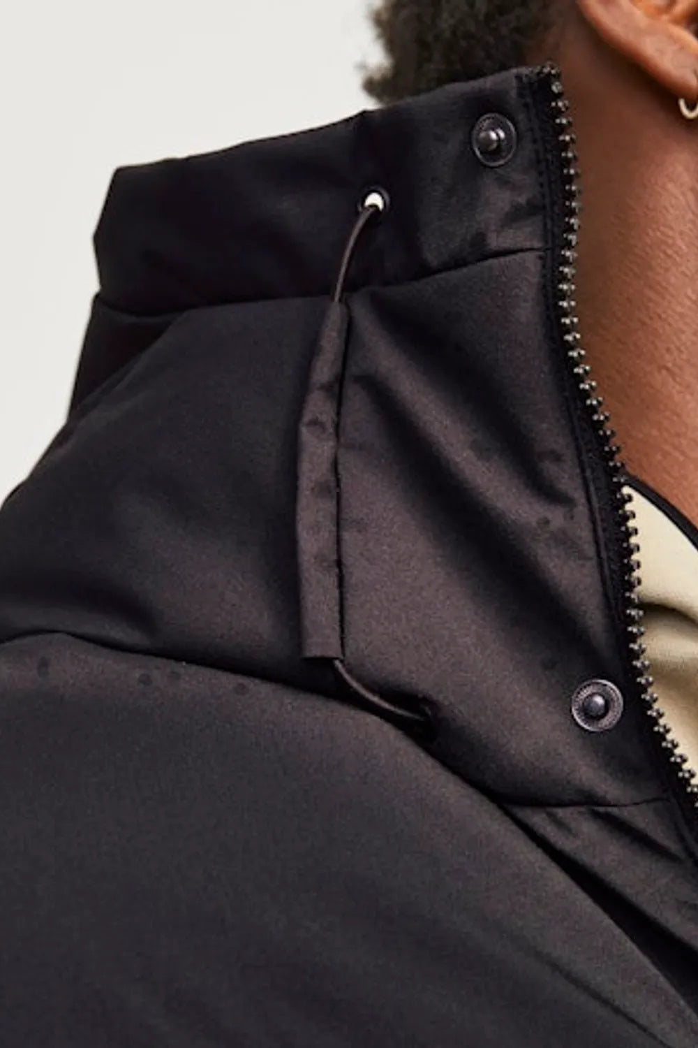 Jack Jones Erkek Jcoalpha Puffer Sİyah Mont 12261971S