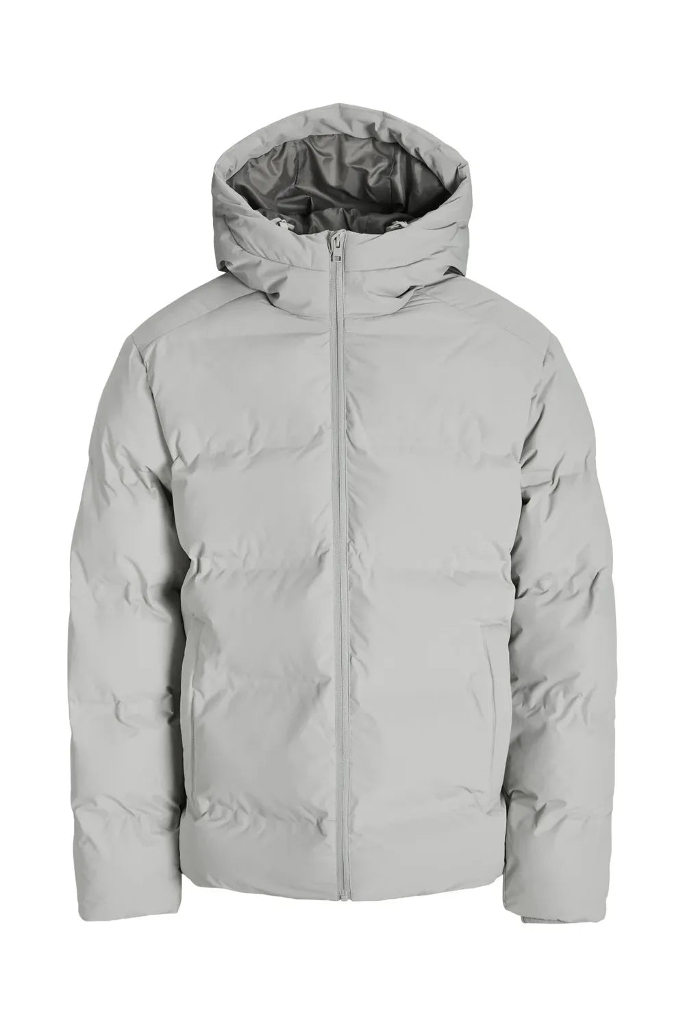 Jack & Jones Erkek Açık Gri Puffer Hood 12278749