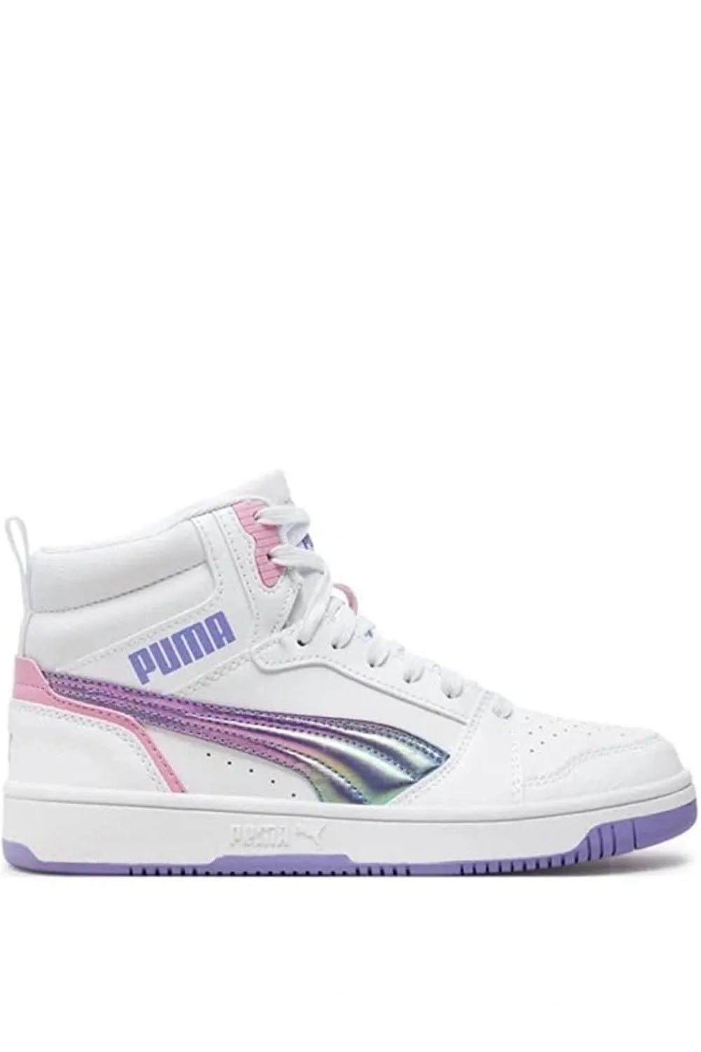 Puma Beyaz Rebound V6 Mid Bouncy Sky Kız Çocuk Bot 39872501
