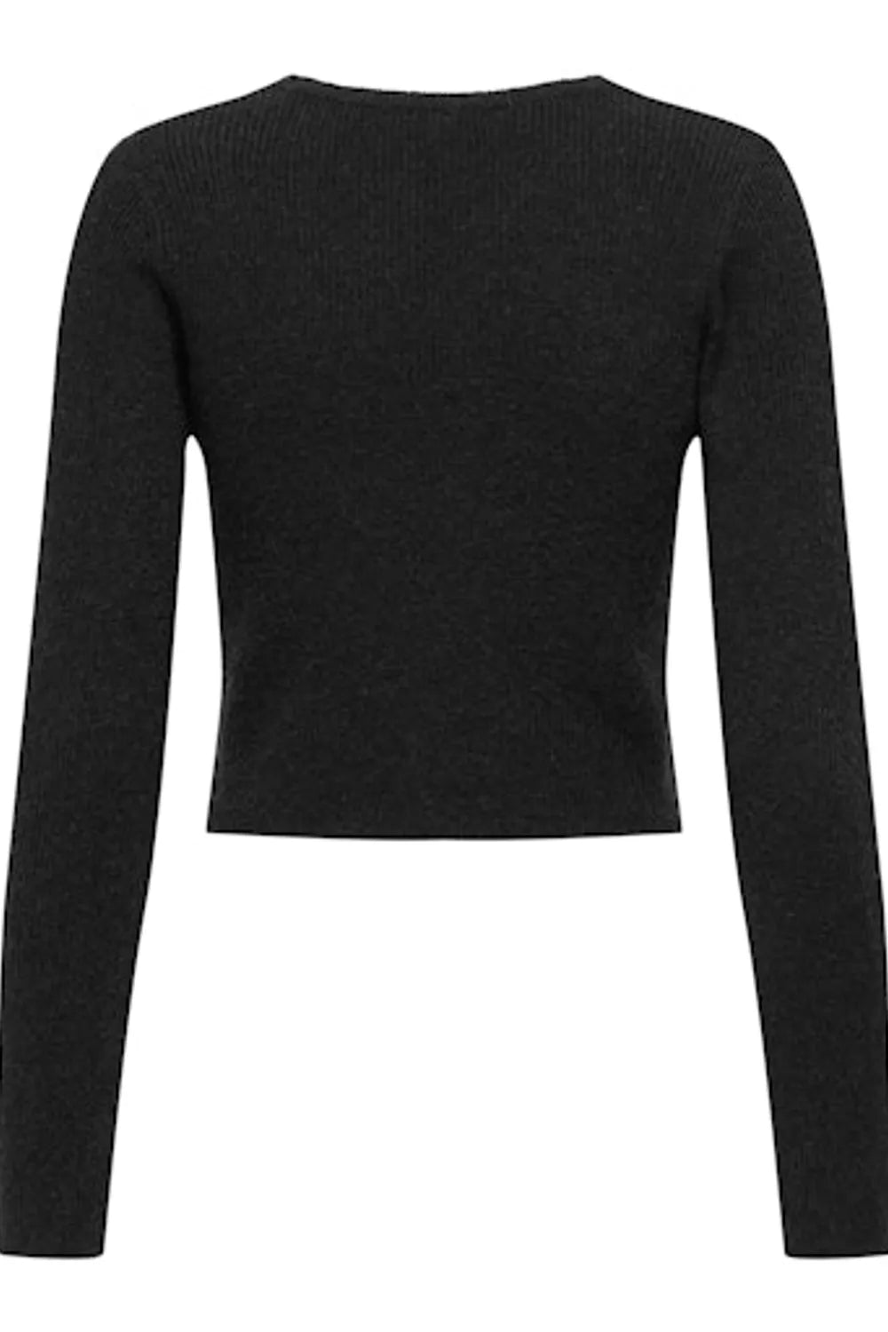 ONLY Kadın Koyu Gri Melanj Kazak 15349137