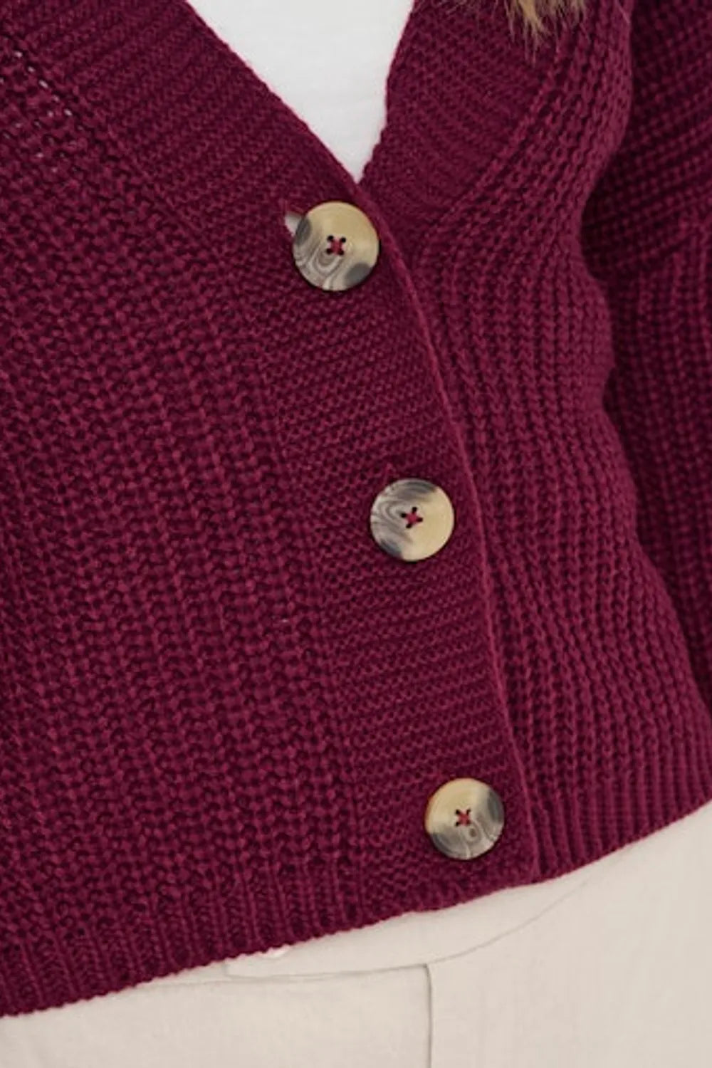 ONLY Kadın Bordo Hırka 15211521