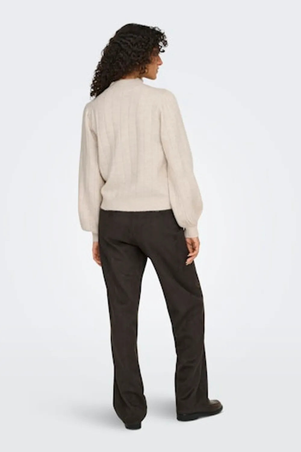 ONLY Kadın Açık Gri Bej Kazak 15343012