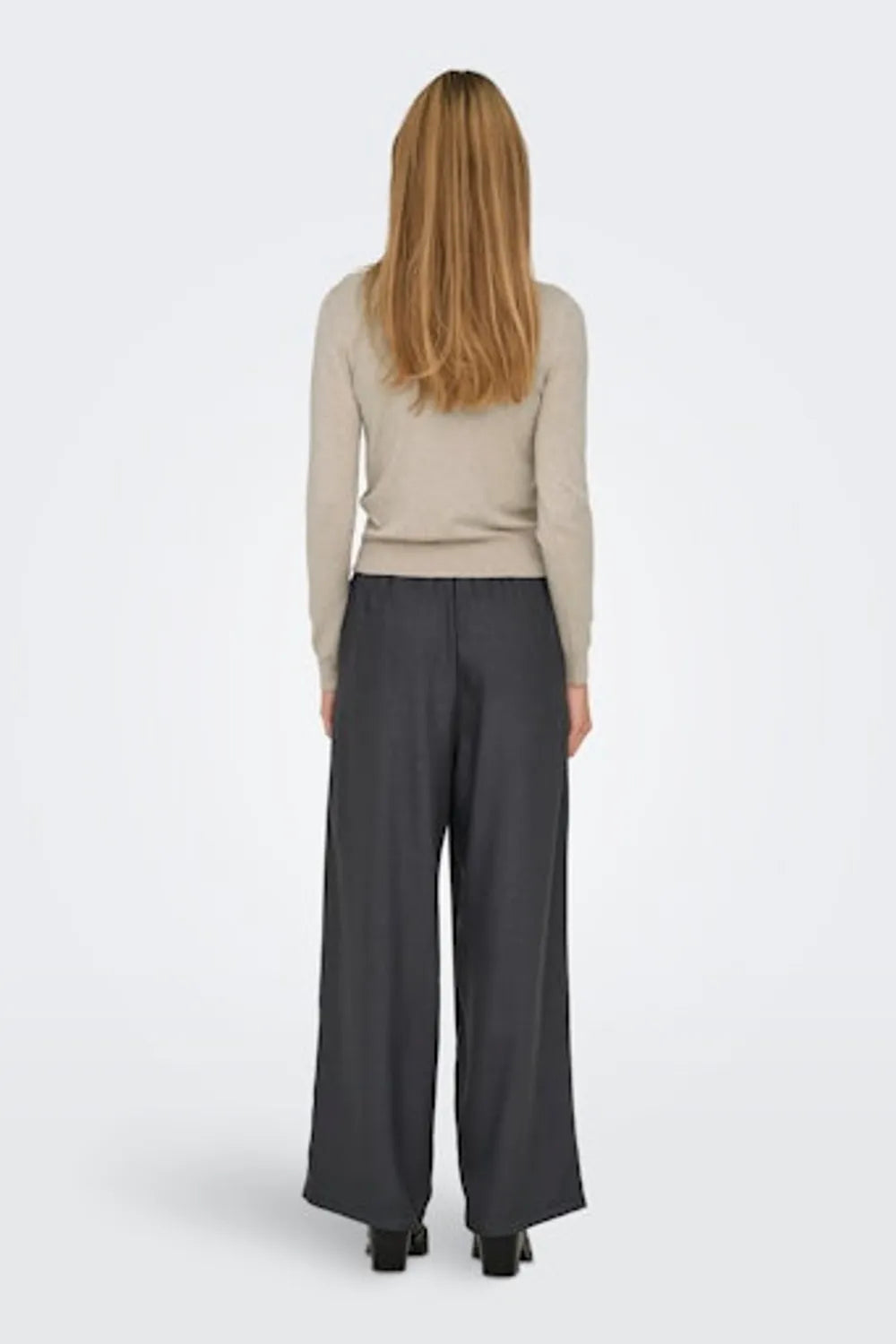 ONLY Kadın Açık Gri-Bej Kazak 15333989