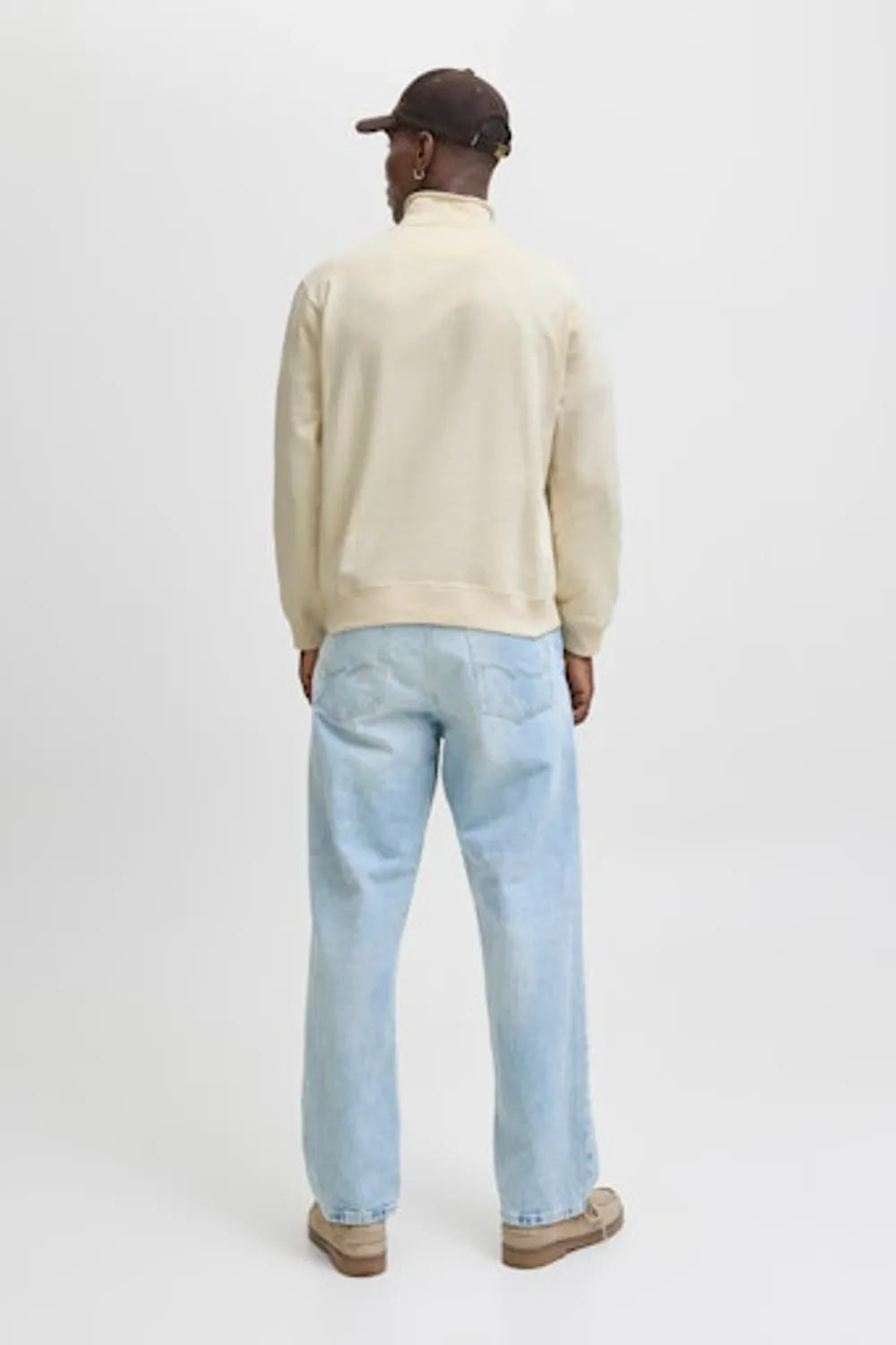 Jack Jones Erkek Bej Sweat 12282902