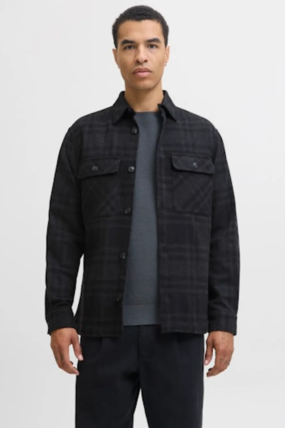 Jack & Jones Erkek Siyah Gömlek 12286804SI