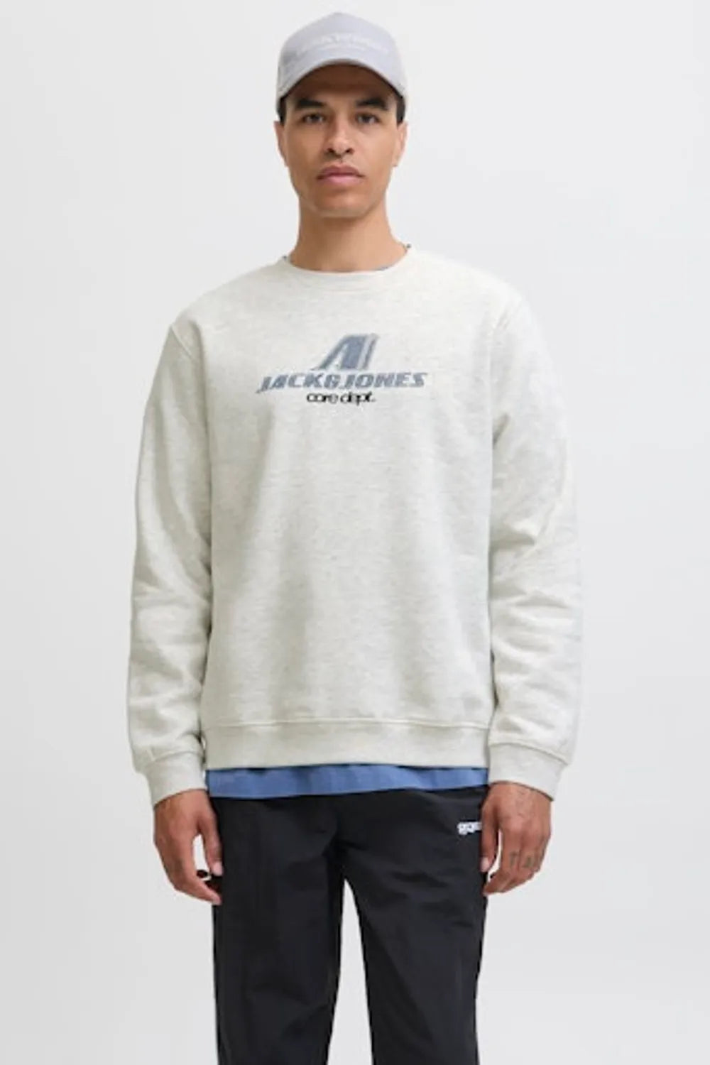 Jack & Jones Erkek Gri Sweat 12282791