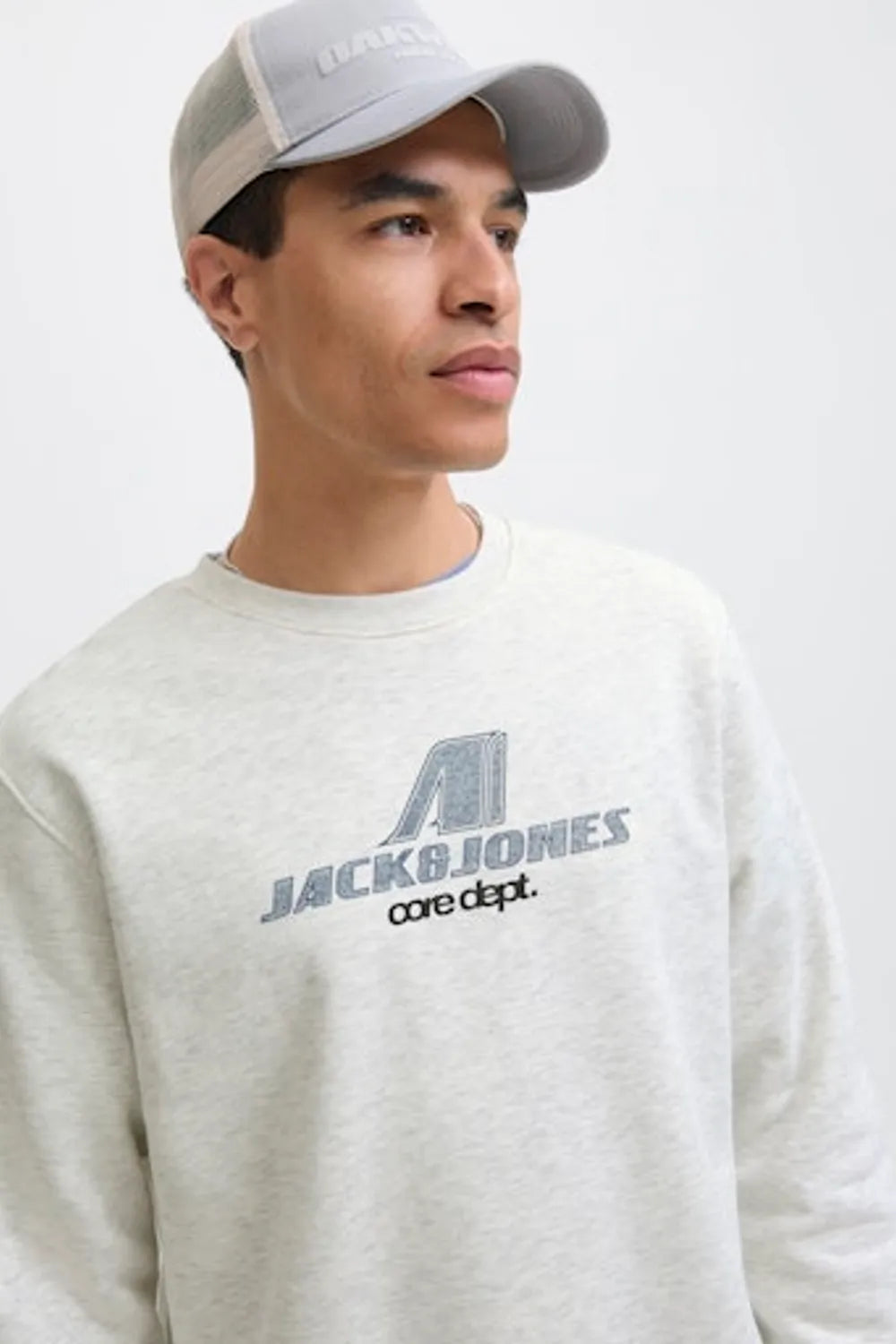Jack & Jones Erkek Gri Sweat 12282791