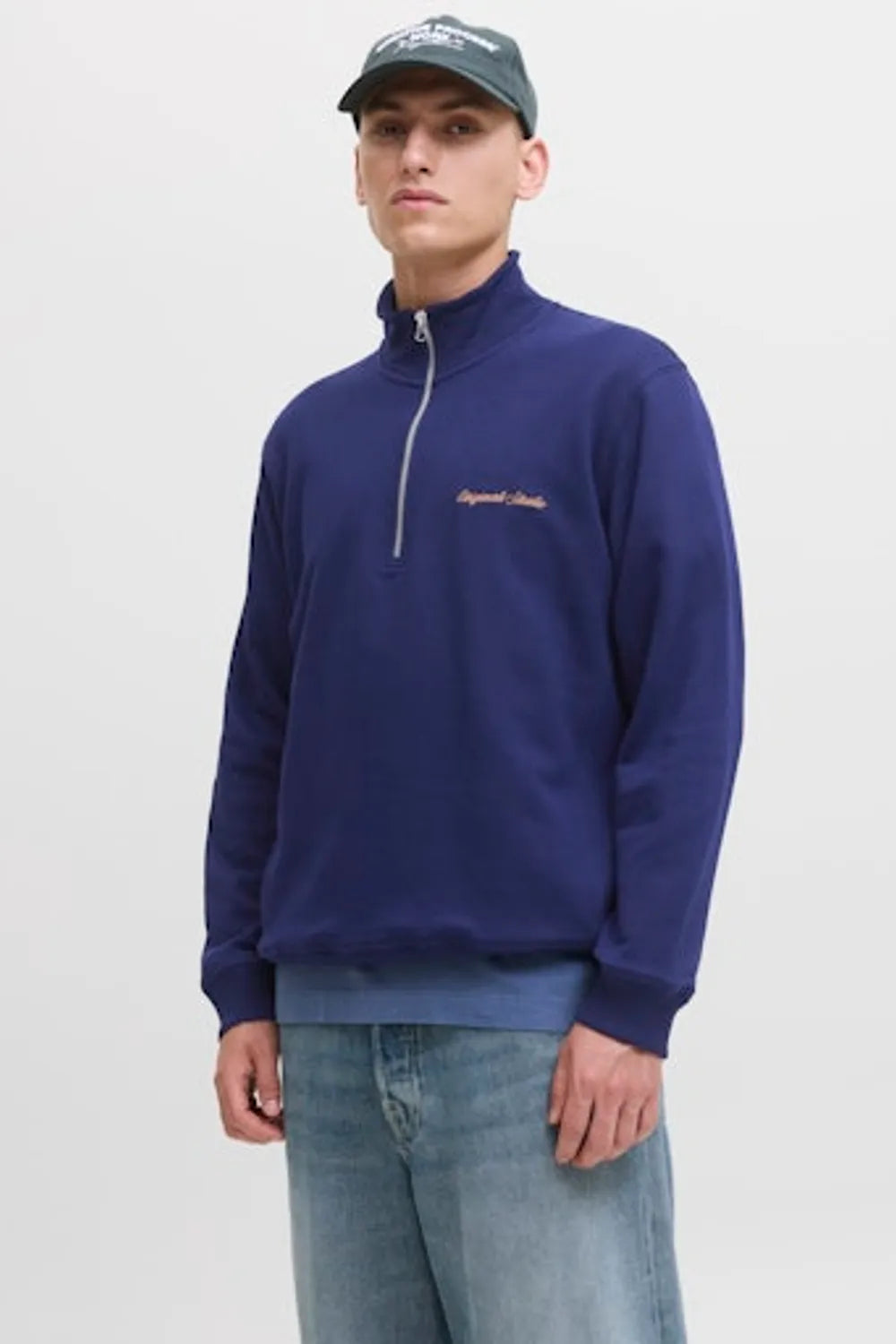 Jack & Jones Erkek Lacivert Sweat 12282899