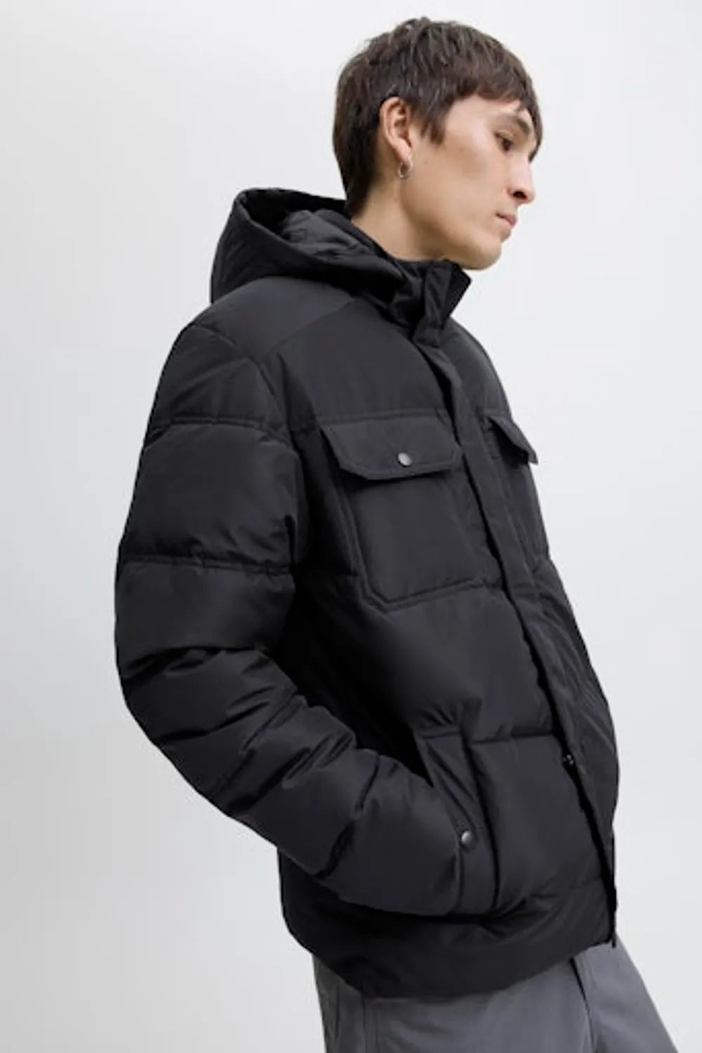 Jack & Jones Erkek Siyah Mont 12279687