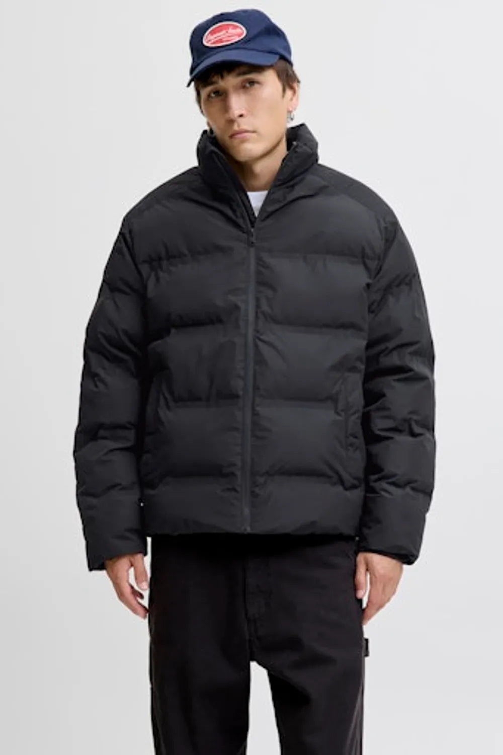 Jack & Jones Erkek Siyah Puffer 12278750