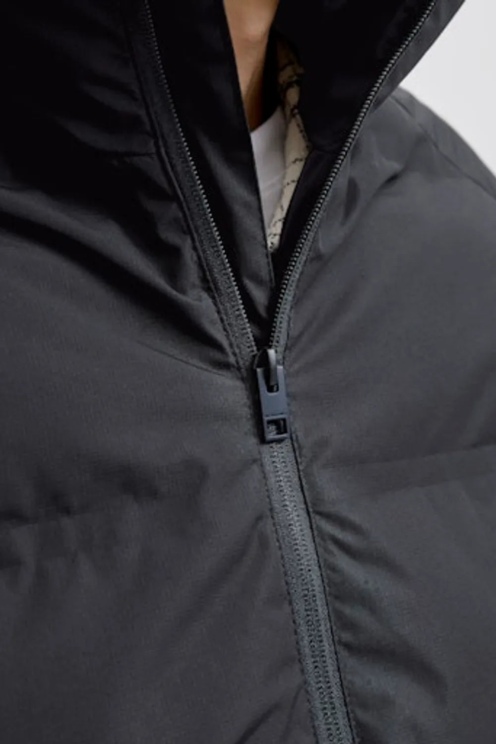 Jack & Jones Erkek Siyah Puffer 12278750