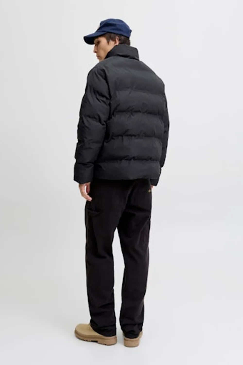 Jack & Jones Erkek Siyah Puffer 12278750