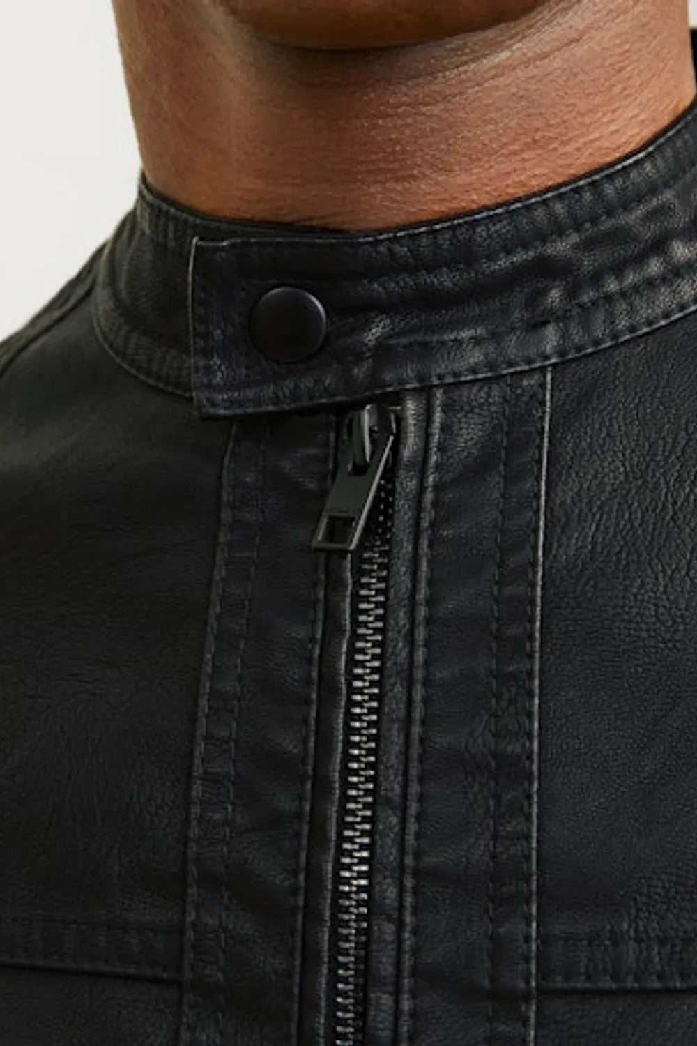 Jack Jones Erkek Warner Erkek Siyah Ceket 12182461S - Jack & Jones - SİYAH - L