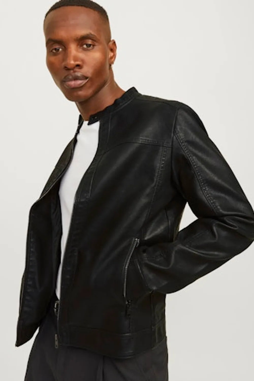 Jack Jones Erkek Warner Erkek Siyah Ceket 12182461S - Jack & Jones - SİYAH - L