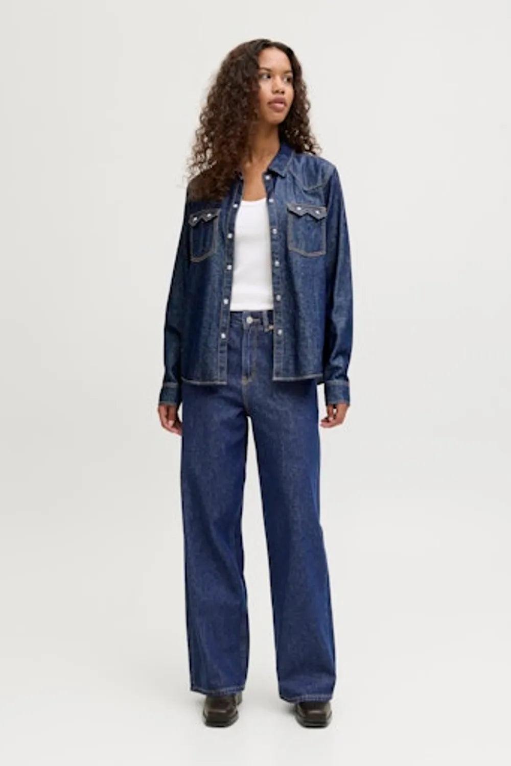 JJXX Kadın Koyu Laci·Vert Pantolon 12203894