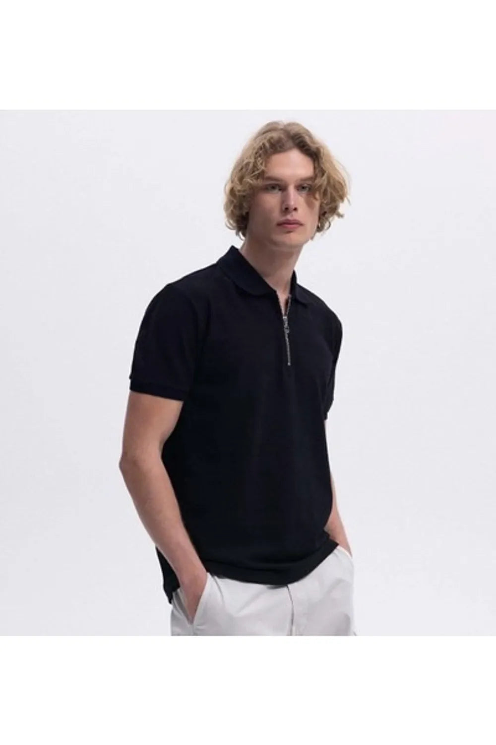 ELLESSE Erkek Siyah Polo Tişört EM493