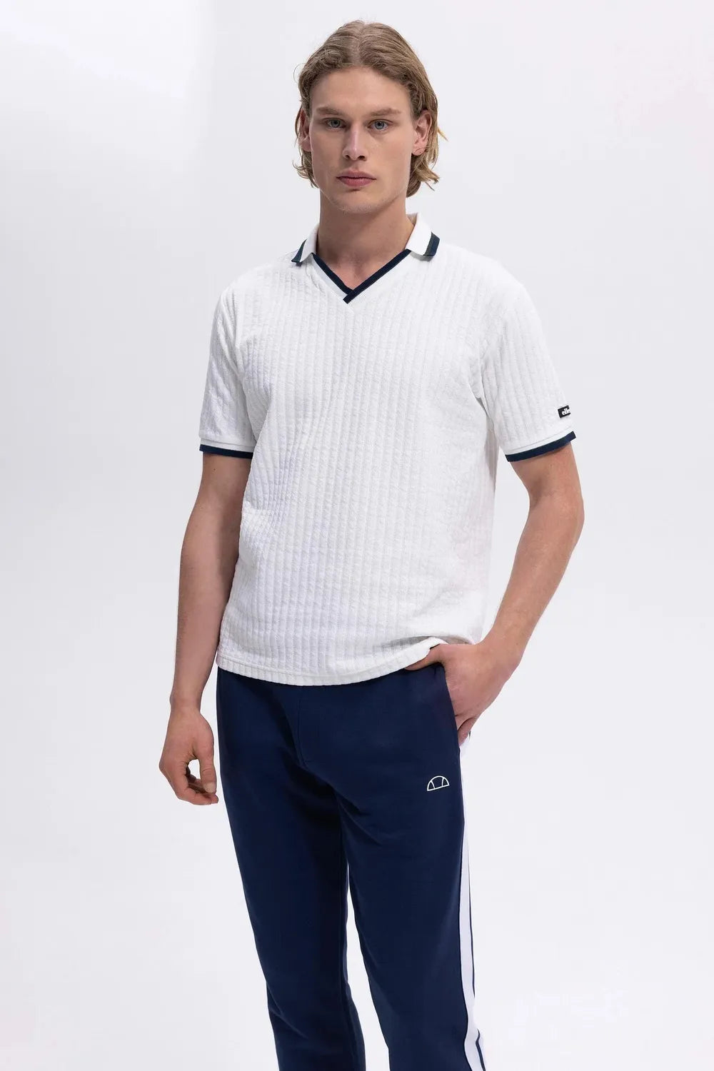Ellesse Erkek Off White Tişört 5SM5491