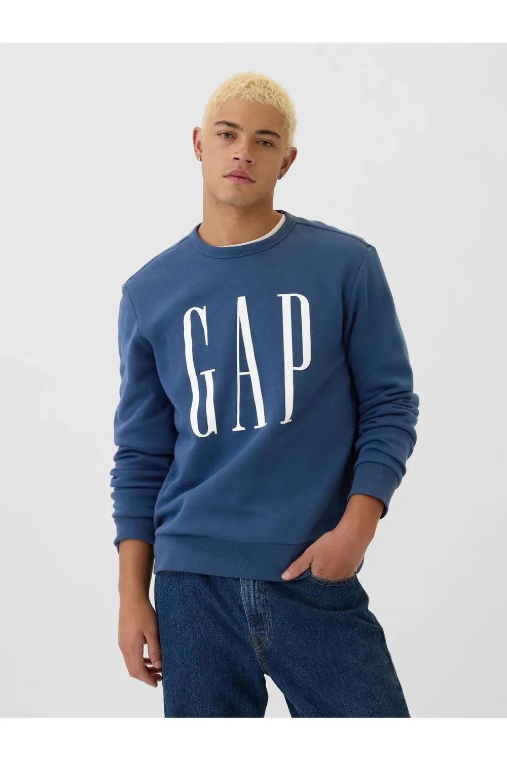 GAP Erkek Mavi Eşofman Üst 542214003