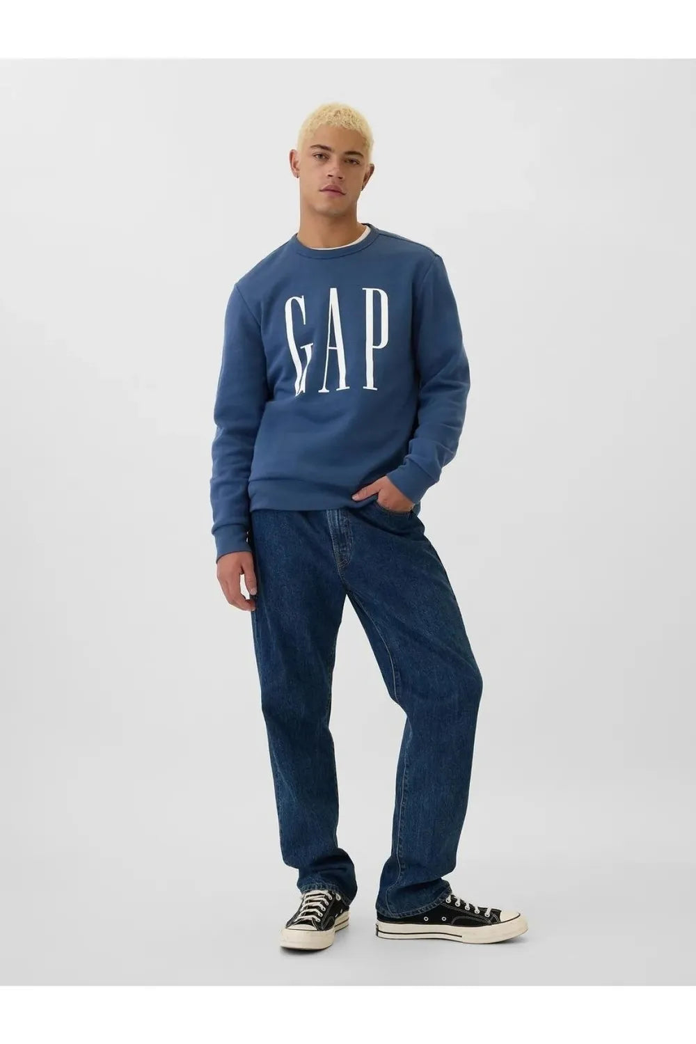 GAP Erkek Mavi Eşofman Üst 542214003