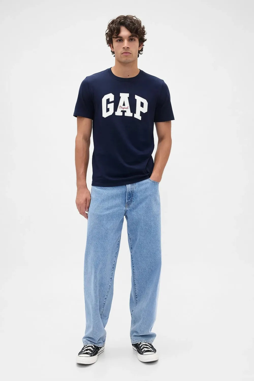 GAP Erkek Lacivert Tişört 542246002
